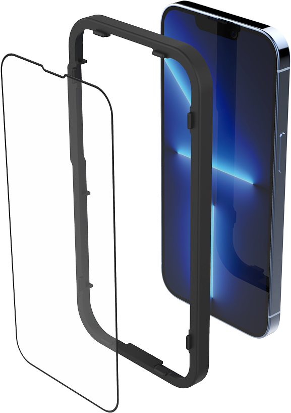 Zeos ClearDefence Anti-Viral and Anti-Bacterial tempered glass Screen Protectors for iPhone 13/13 Pro