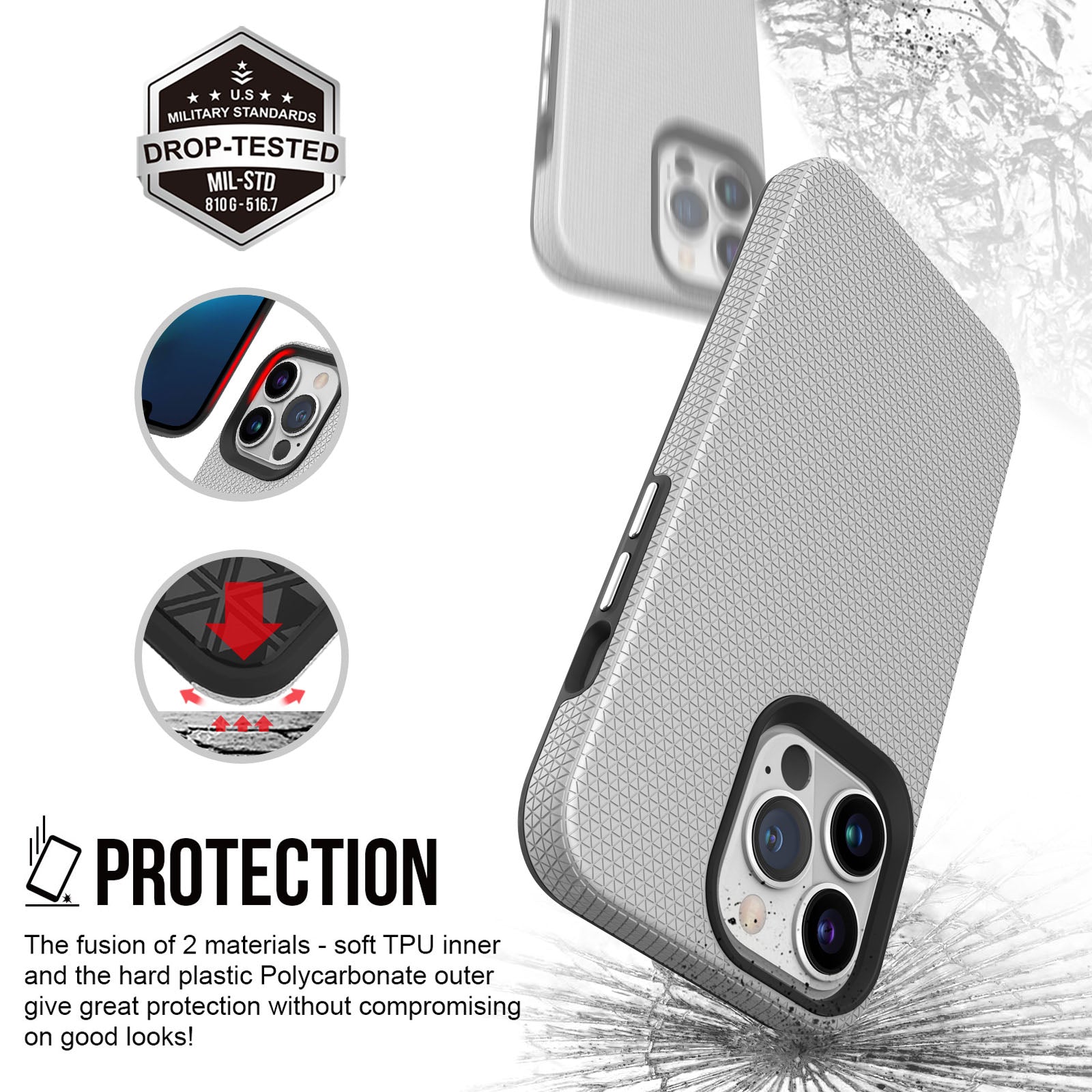iphone 13 pro back cover amazon
