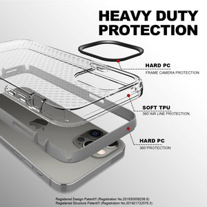  heavy duty clear iphone 12 Pro Max case