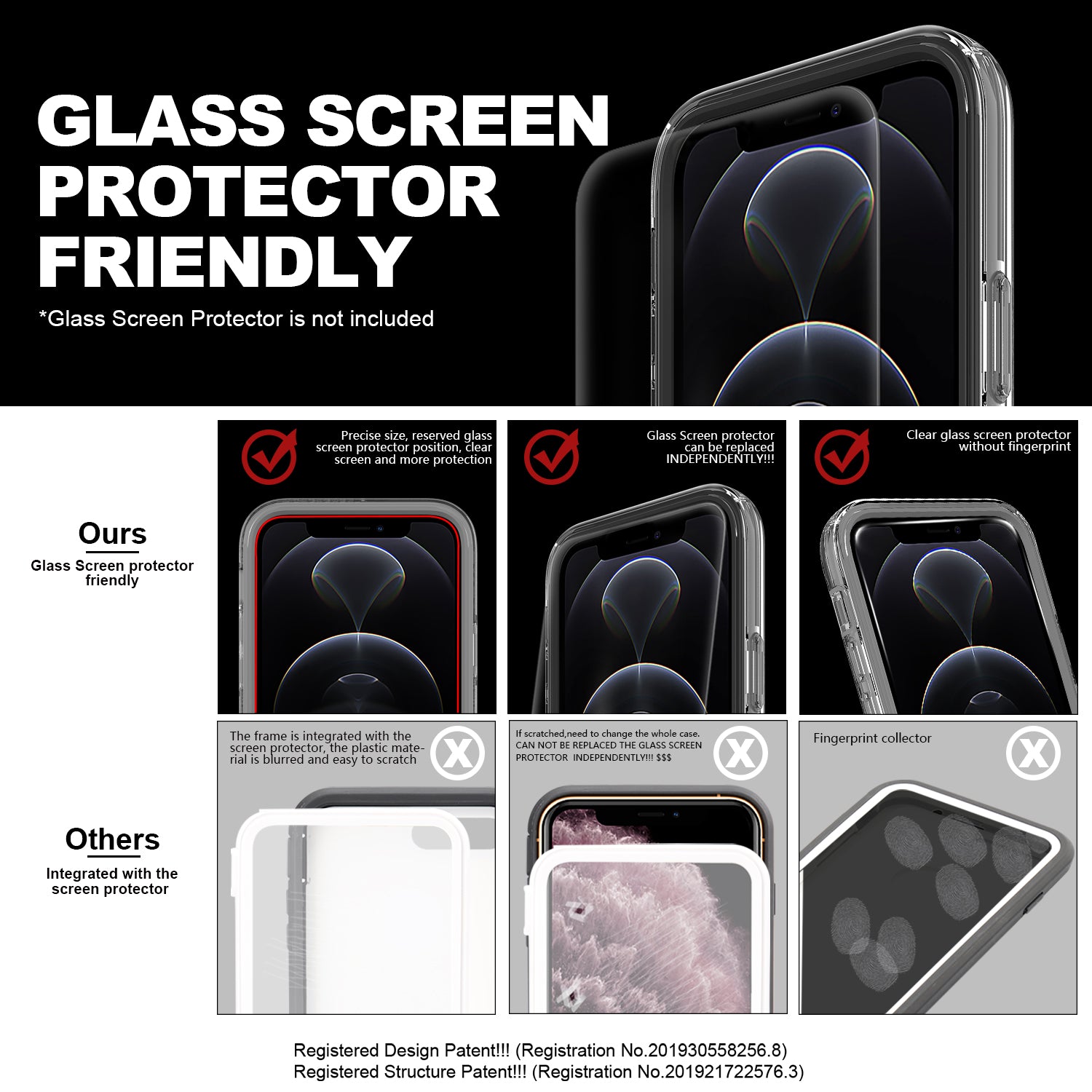  heavy duty clear iphone 12 Pro Max case