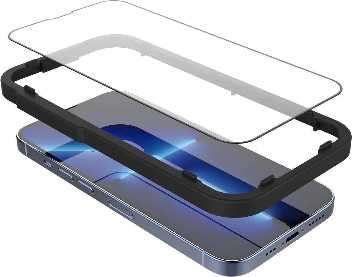 Zeos ClearDefence Anti-Viral and Anti-Bacterial tempered glass Screen Protectors for iPhone 12/12 Pro