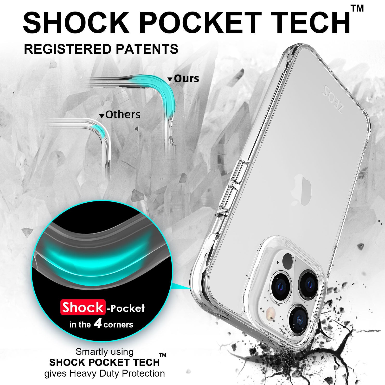 unique clear iphone 13 Pro case