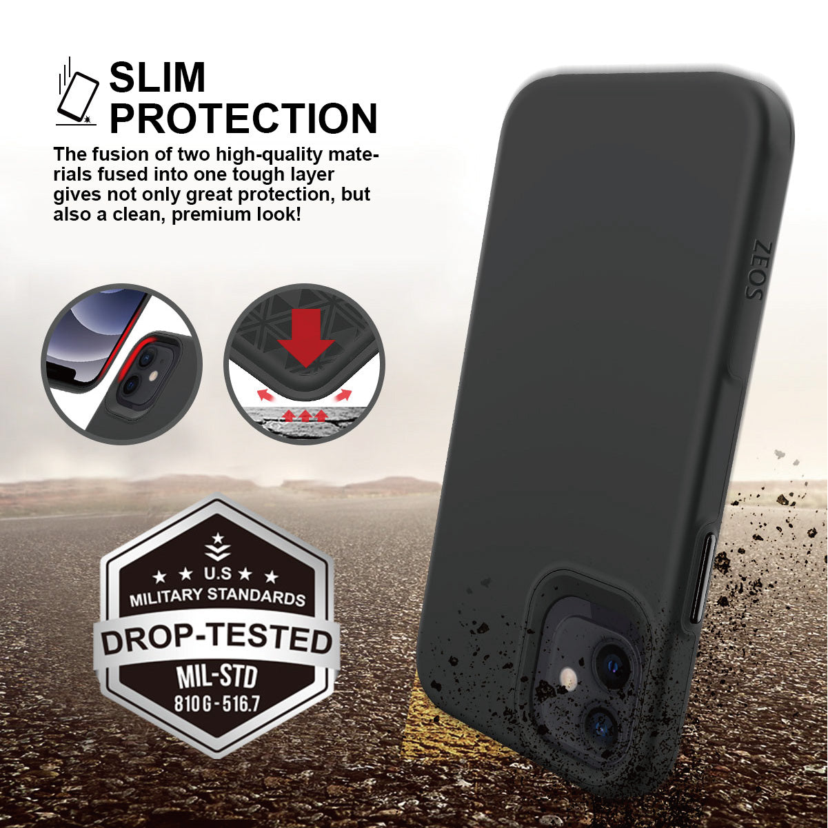ZEOS Pulse Fusion Case for iPhone 12