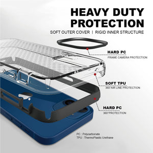  heavy duty clear iphone 13 case