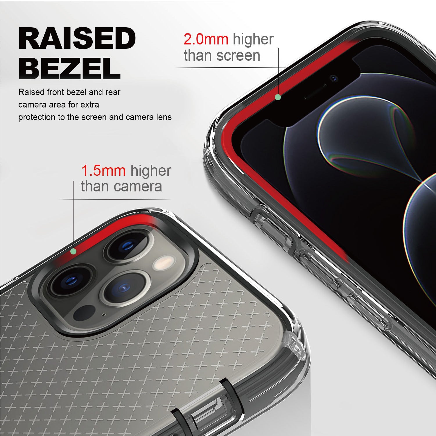  heavy duty clear iphone 13 Pro case